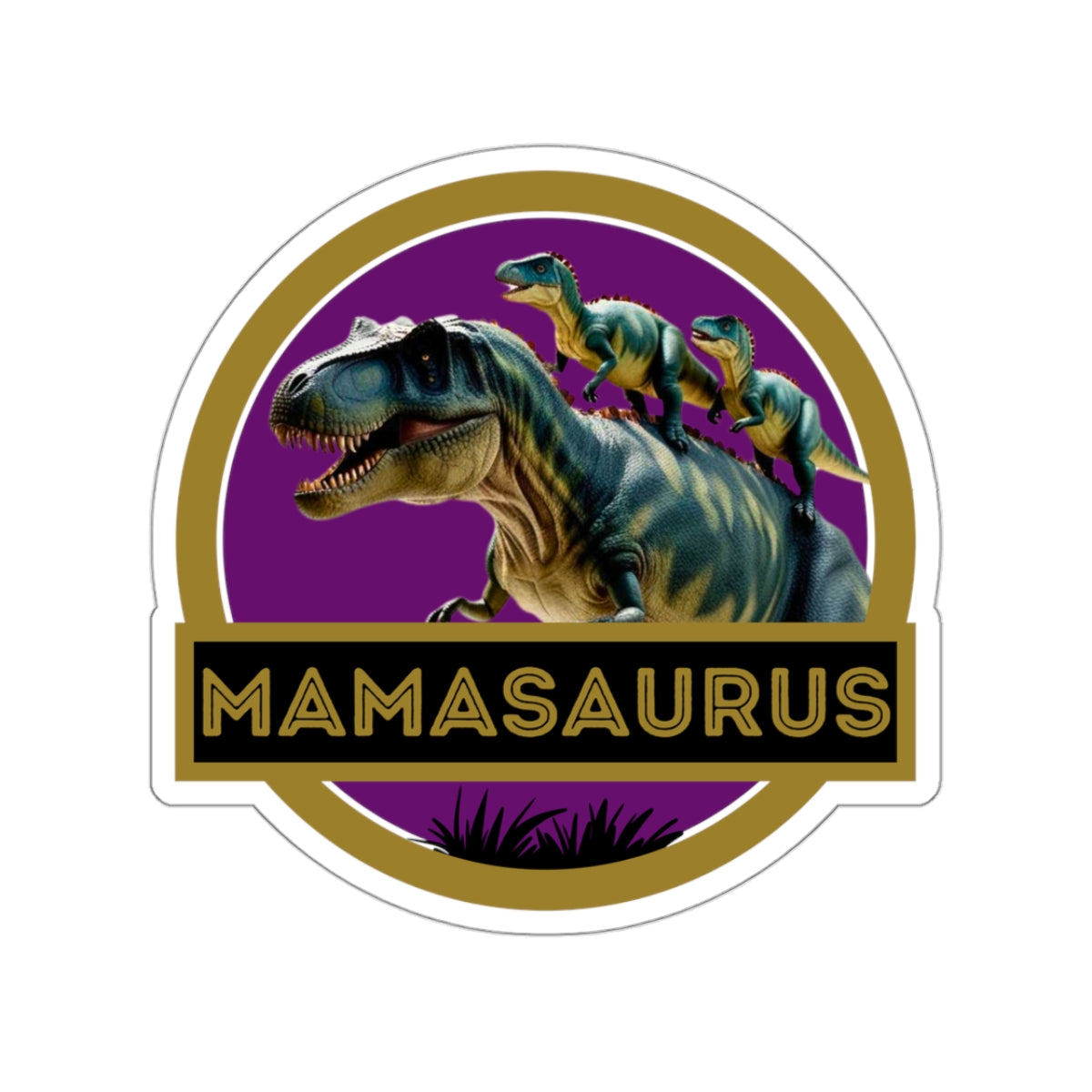 Mama Dinosaur Sticker