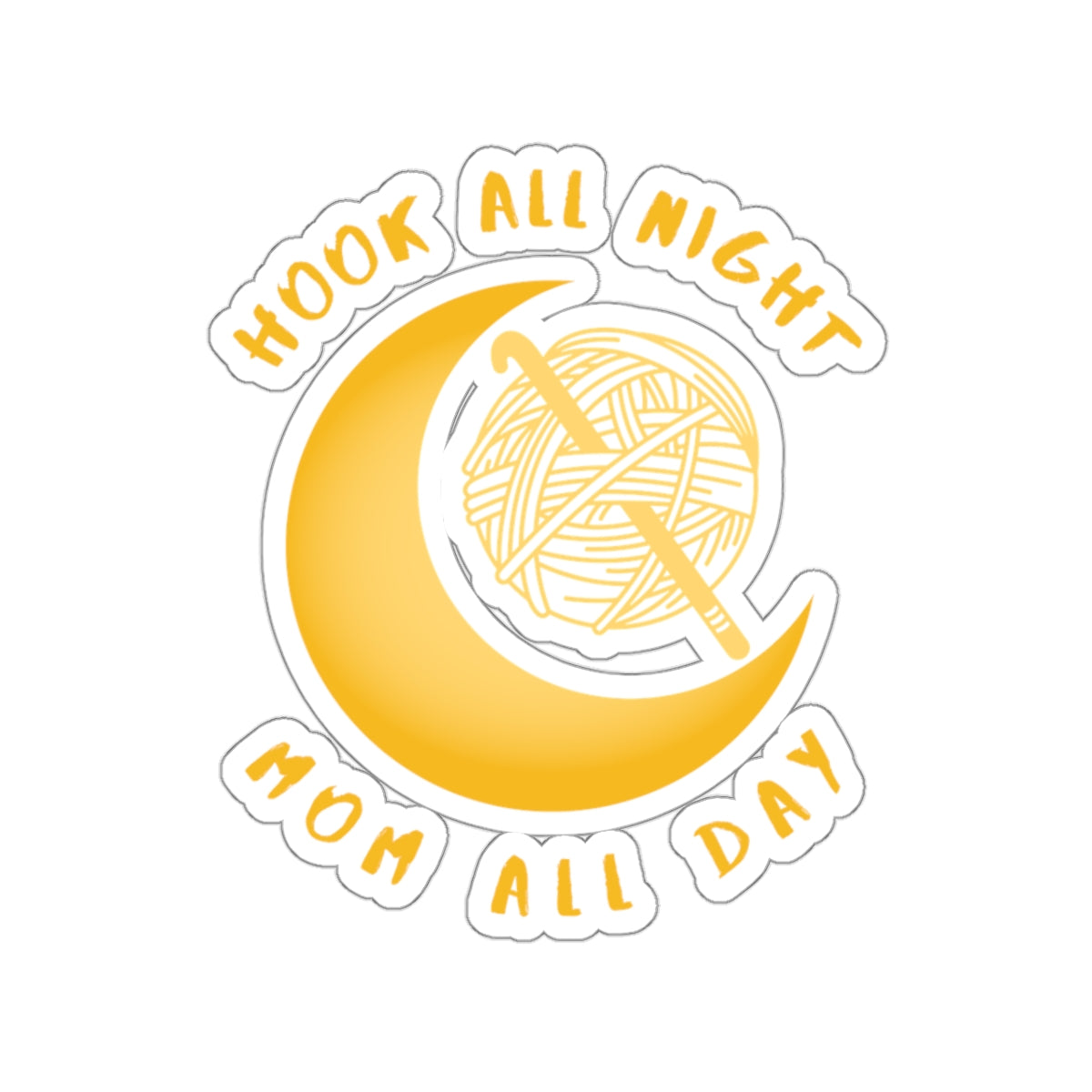 Hook All Night Sticker
