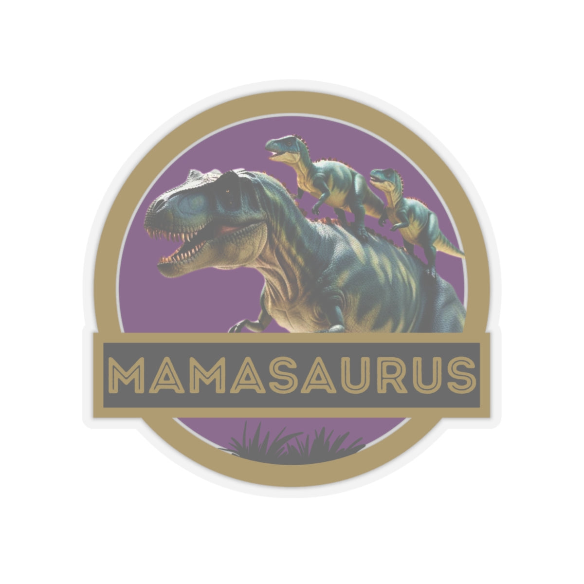 Mama Dinosaur Sticker