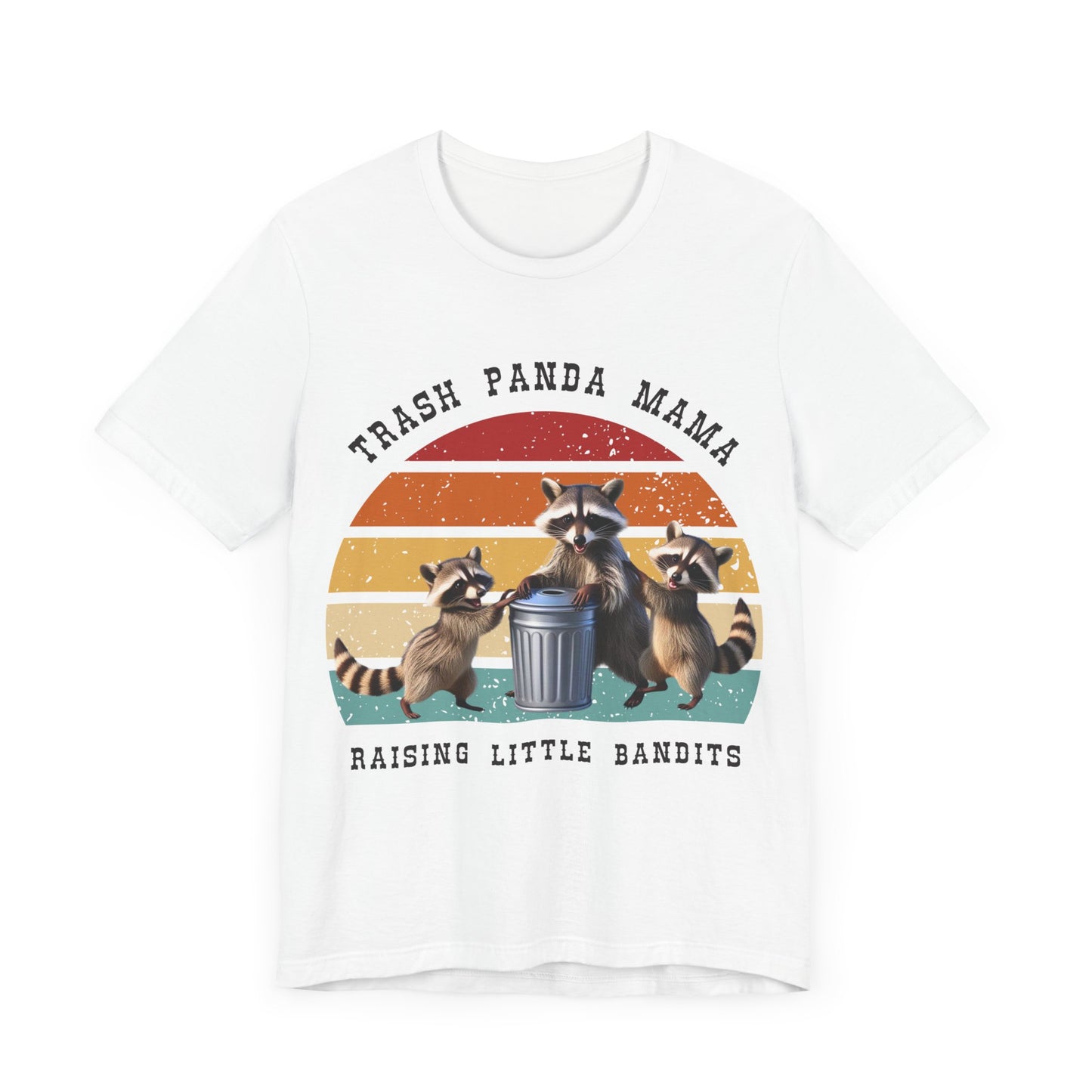 Trash Panda Raccoon Retro T-Shirt