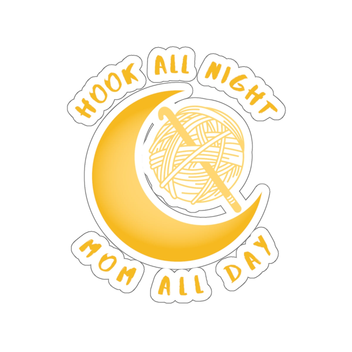 Hook All Night Sticker