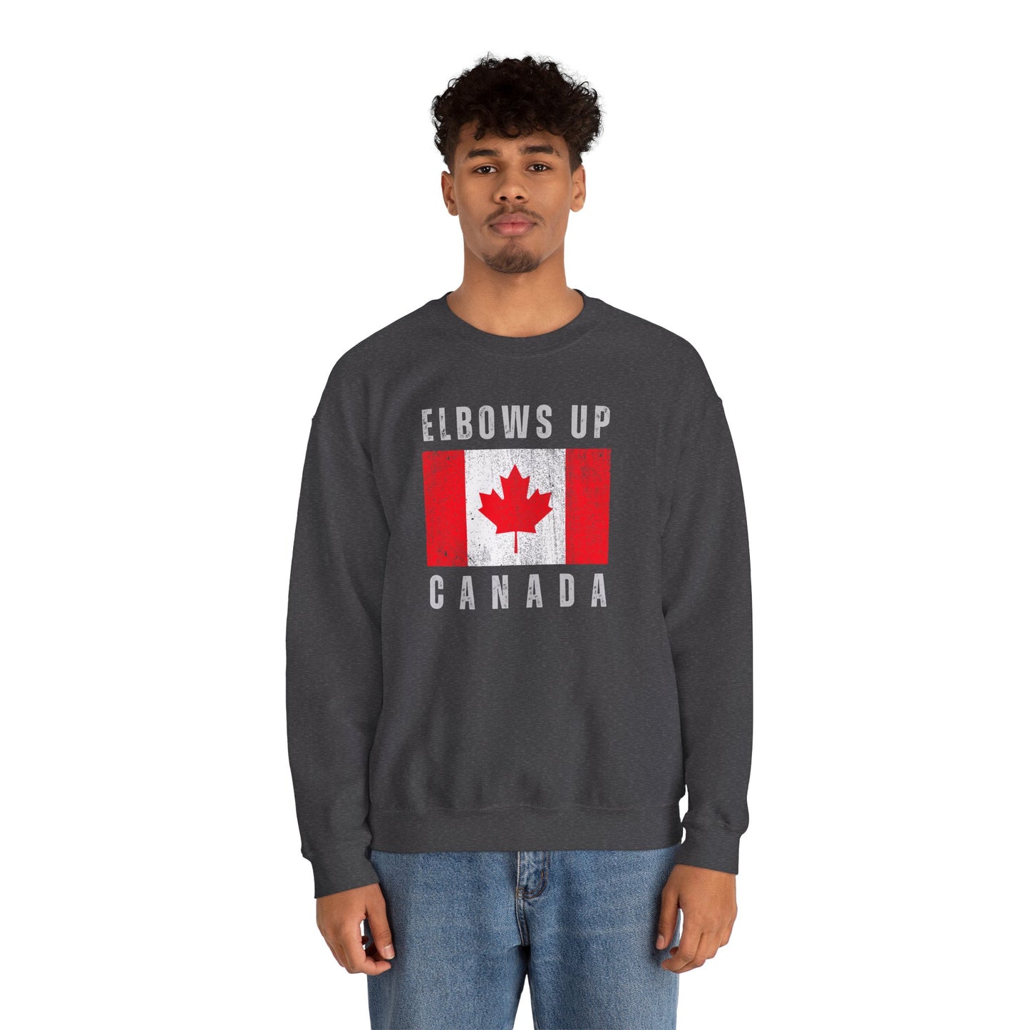 Elbows Up Canada Crewneck Sweatshirt