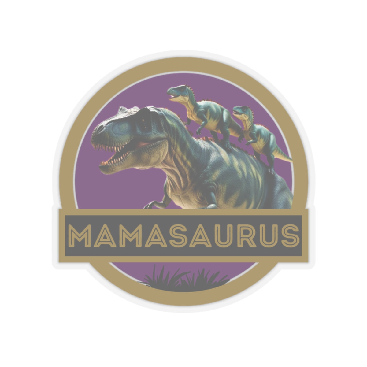 Mama Dinosaur Sticker