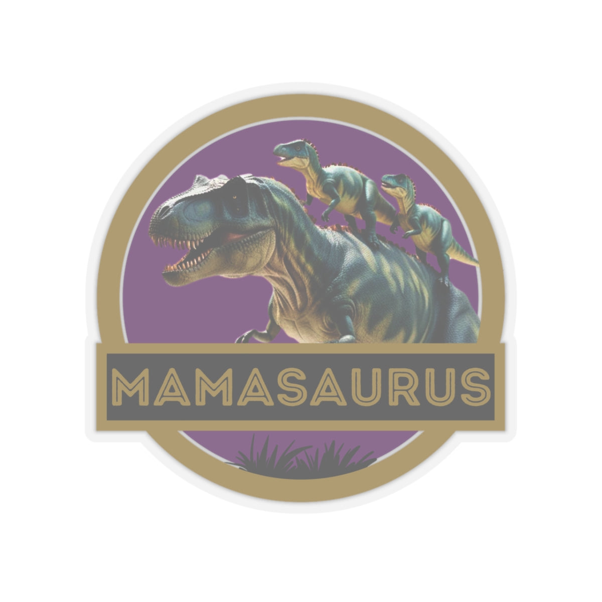 Mama Dinosaur Sticker
