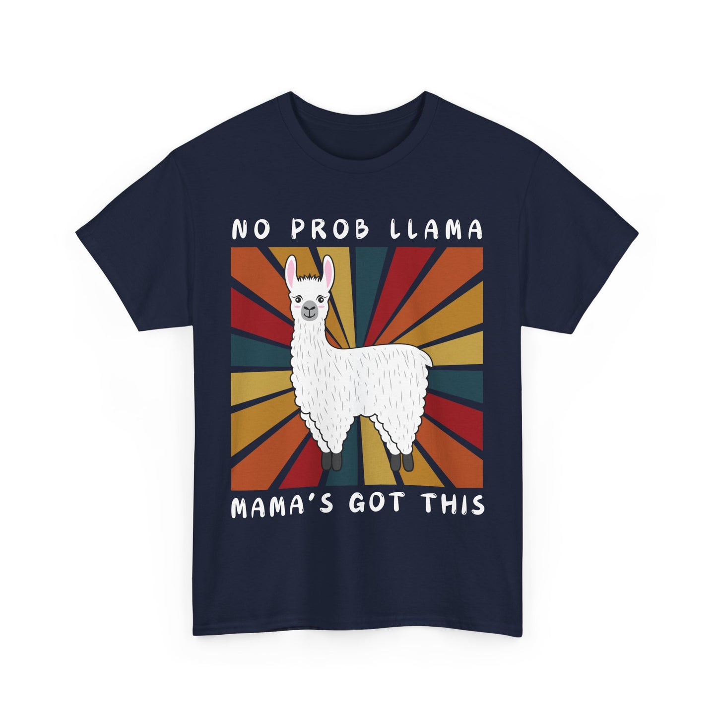 Llama Mama Retro T-Shirt