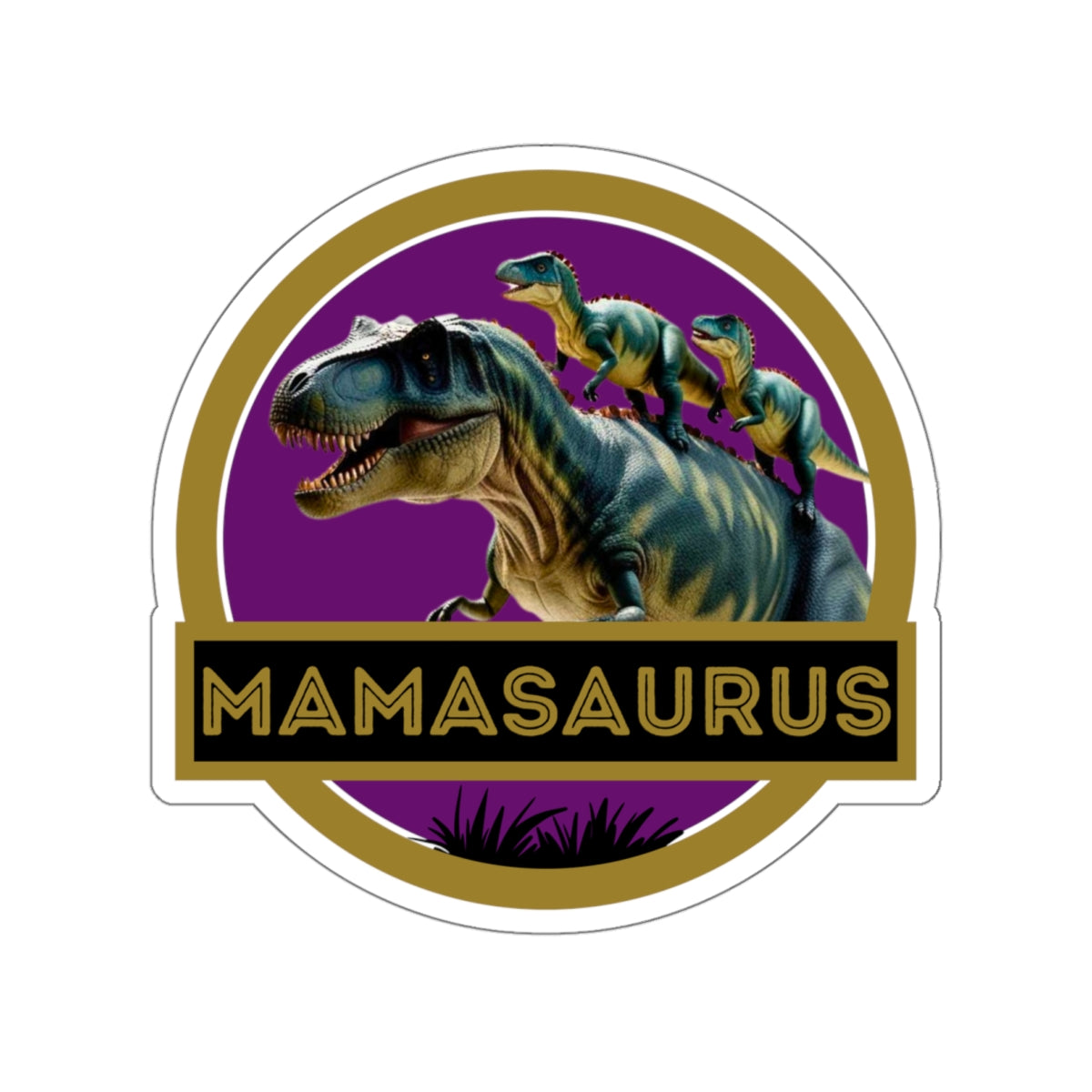 Mama Dinosaur Sticker