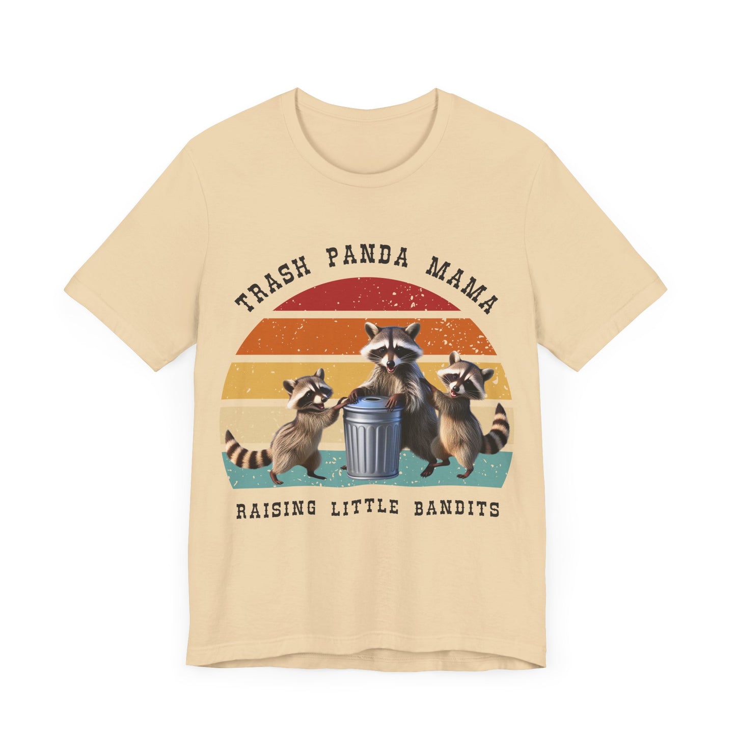 Trash Panda Raccoon Retro T-Shirt